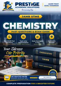 Chemistry (JAMB / UTME) past-question book cover