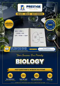 Biology (WAEC / NECO / GCE) past-question book cover
